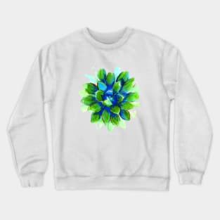 Evergreen Succulent Crewneck Sweatshirt